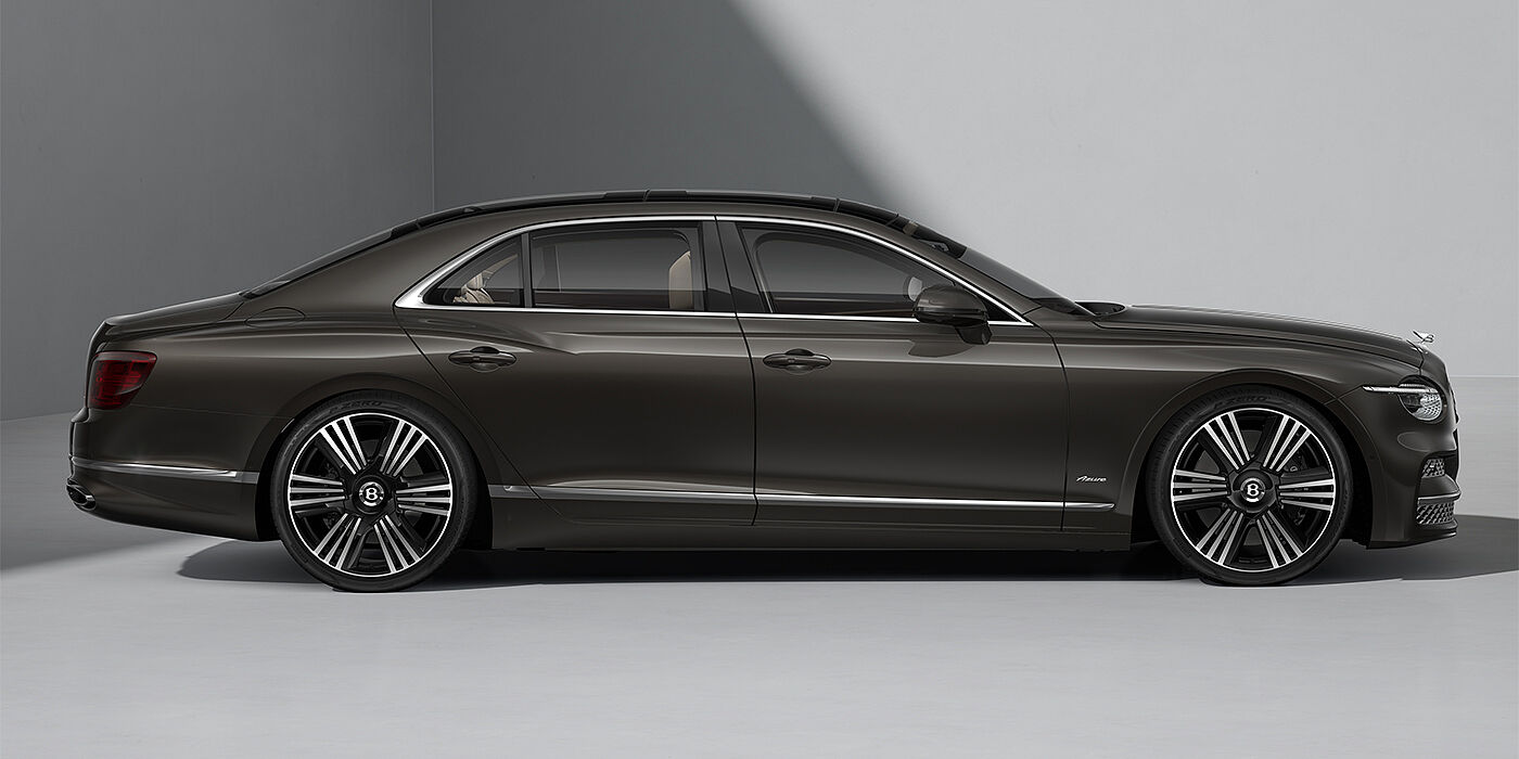 Thomas Exclusive Cars GmbH New Bentley Flying Spur Azure sedan in Spectre paint profile with 22" Azure Black & Machined wheels