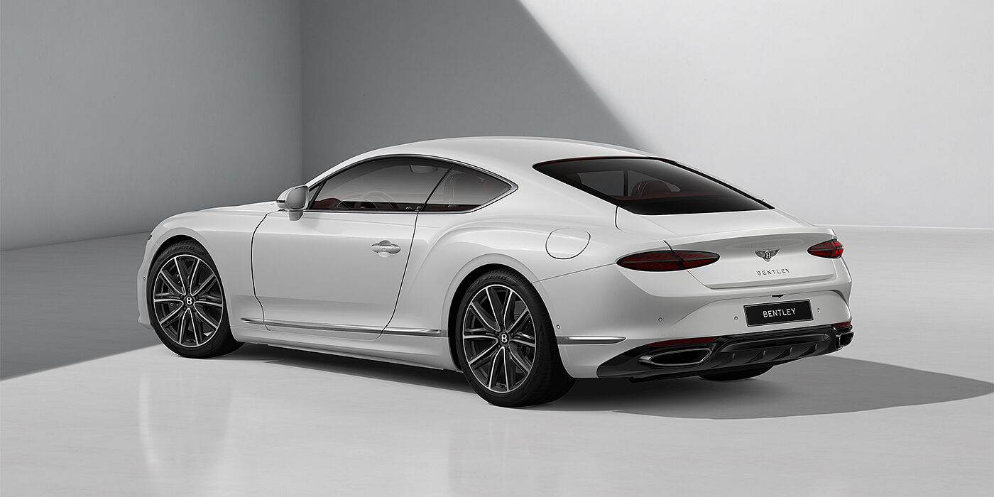 Thomas Exclusive Cars GmbH Bentley Continental GT coupe in Snow Quartz paint and 21" Ten Spoke wheels - rear 3/4