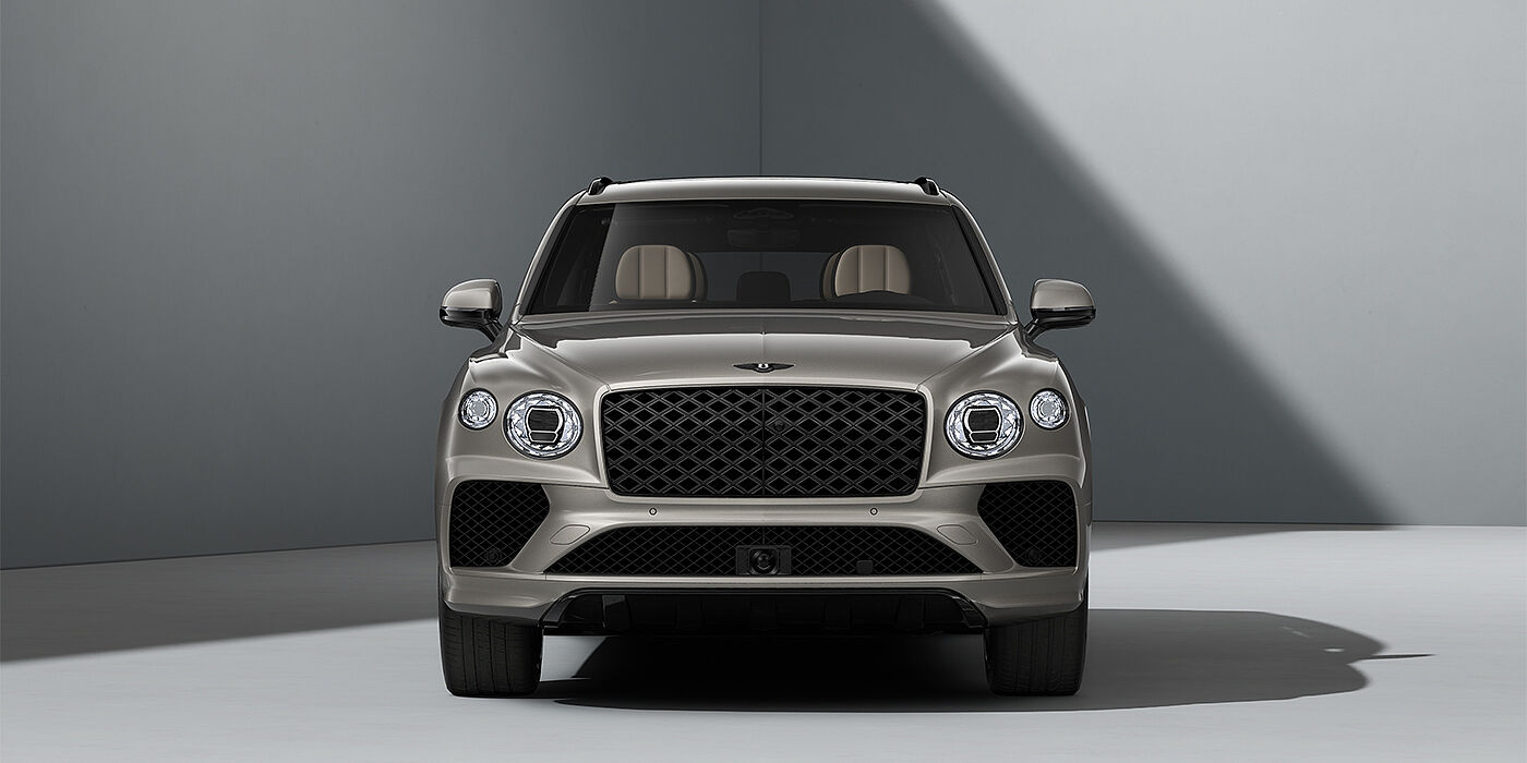 Thomas Exclusive Cars GmbH Bentayga EWB Artenara Edition SUV in Pale Brodgar paint with 22" Mulliner Gloss black wheel full front