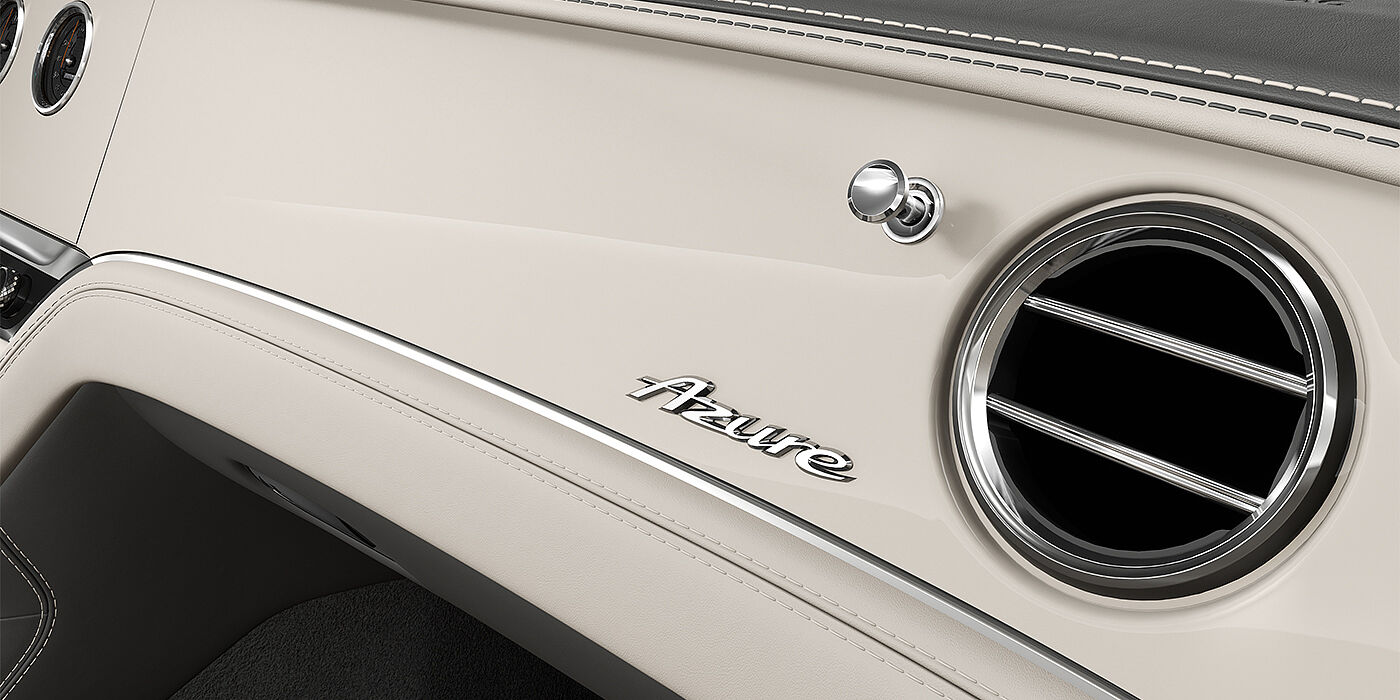 Thomas Exclusive Cars GmbH Bentley Continental GTC Azure convertible veneer detail in Piano Linen veneer