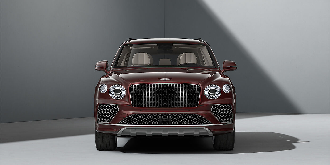 Thomas Exclusive Cars GmbH Bentley Bentayga EWB Azure SUV in Cricket Ball paint and 22" Ten Spoke Polished wheels - full front