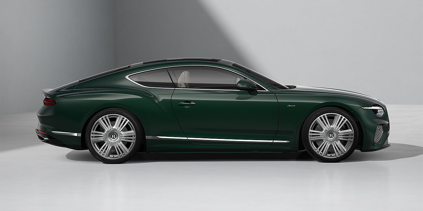 Thomas Exclusive Cars GmbH Bentley Continental GT Azure coupe in Veridian paint and 22" Azure wheels - profile