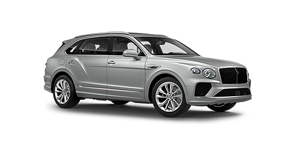 Thomas Exclusive Cars GmbH Bentley Bentayga EWB front side angled view in Moonbeam coloured exterior. 
