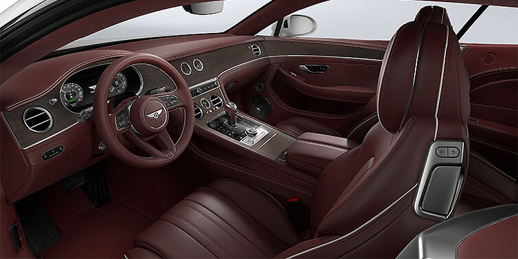 Thomas Exclusive Cars GmbH Bentley Continental GT coupe front interior in Cricket ball hide