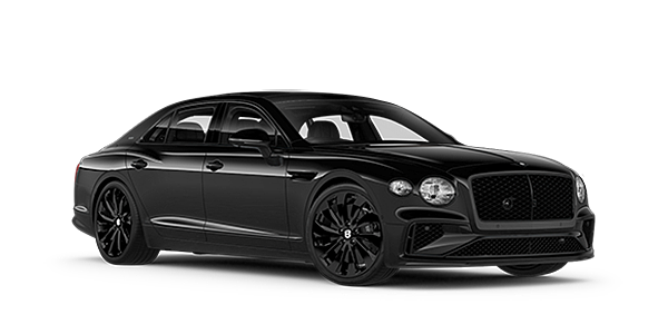 Thomas Exclusive Cars GmbH Bentley New Flying Spur Black Edition front three quarter in Onyx paint