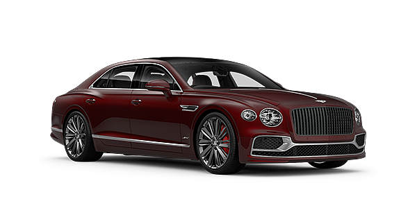 Thomas Exclusive Cars GmbH Bentley Flying Spur Speed sedan in Dragon Red II paint front 34
