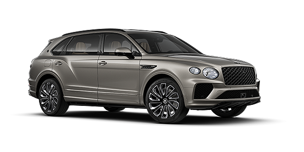 Thomas Exclusive Cars GmbH Bentayga EWB Artenara Edition SUV in Pale Brodgar paint with 22" Mulliner Gloss black wheel front 3/4