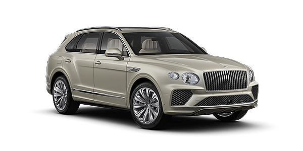 Thomas Exclusive Cars GmbH Bentley Bentayga Azure SUV in White Sand paint and 22" Ten Spoke Polished wheels – front 3/4