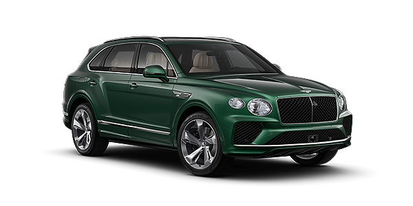 Thomas Exclusive Cars GmbH Bentley Bentayga SUV in Verdant paint and 22" Five Spoke Directional Polished wheels – front 3/4