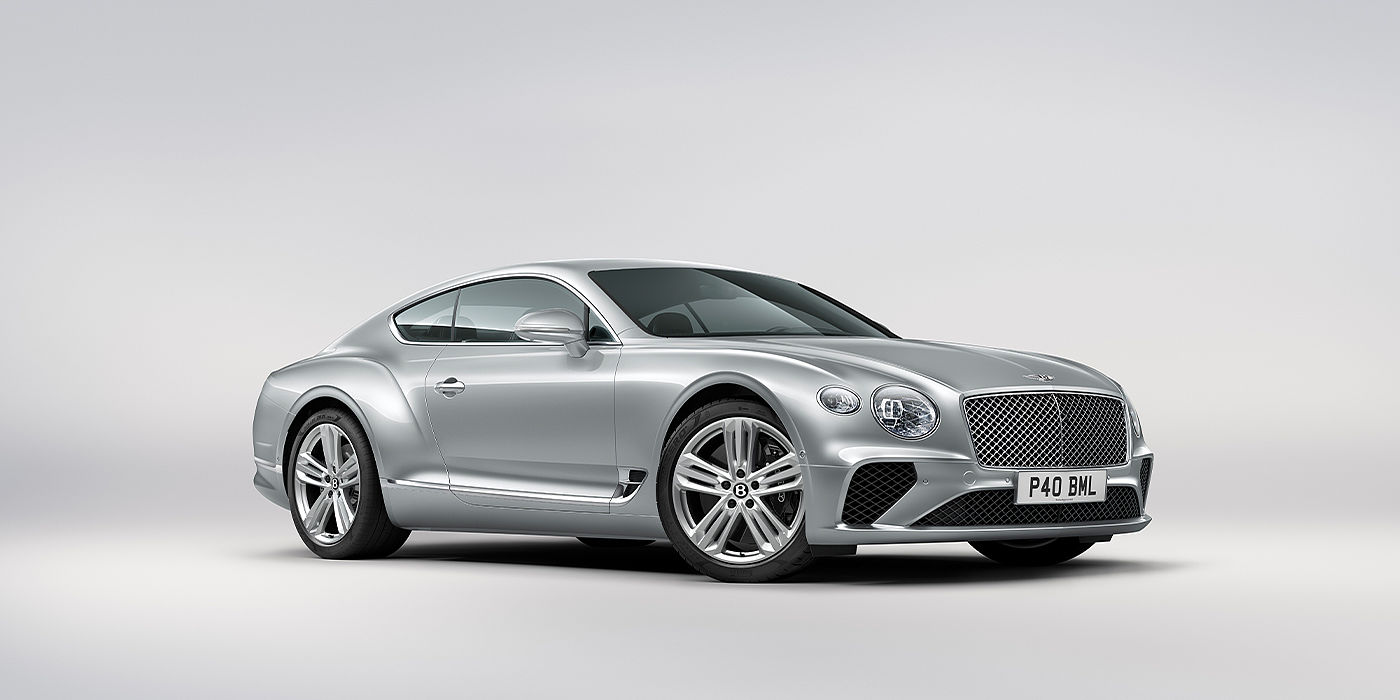 Thomas Exclusive Cars GmbH Bentley Continental GT coupe in Moonbeam paint front 34